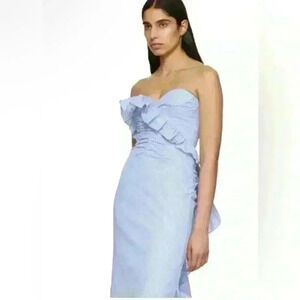 AlexaChung striped cotton dress